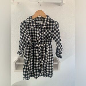 Zara gingham toddler dress